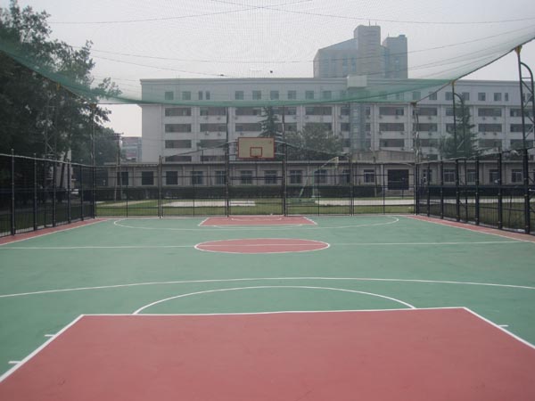 平頂山魯陽(yáng)發(fā)電廠硅PU籃球場(chǎng)